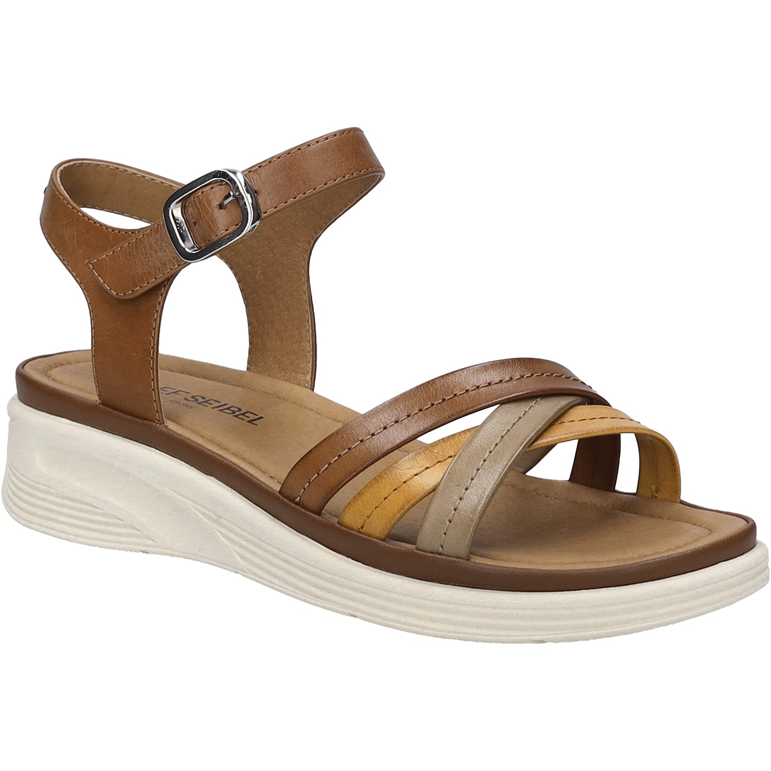 Josef Seibel Sevran 02 Women's Sandals Cognac Multi