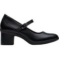Clarks Shaya Jane Women's Dressy Mary Janes Black Leather