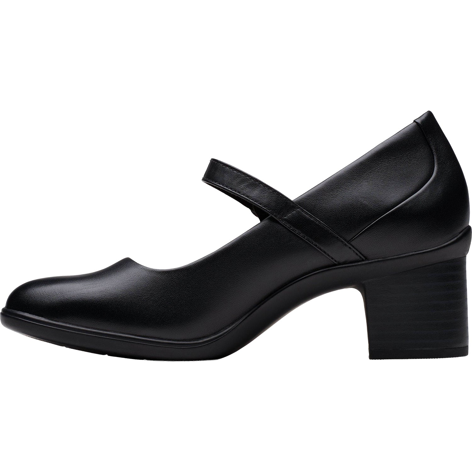 Clarks Shaya Jane Women's Dressy Mary Janes Black Leather