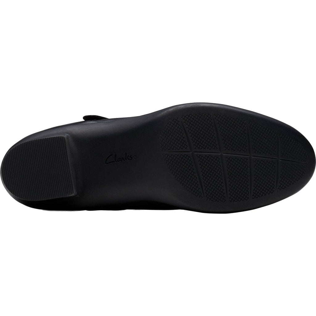 Clarks Shaya Jane Women's Dressy Mary Janes Black Leather