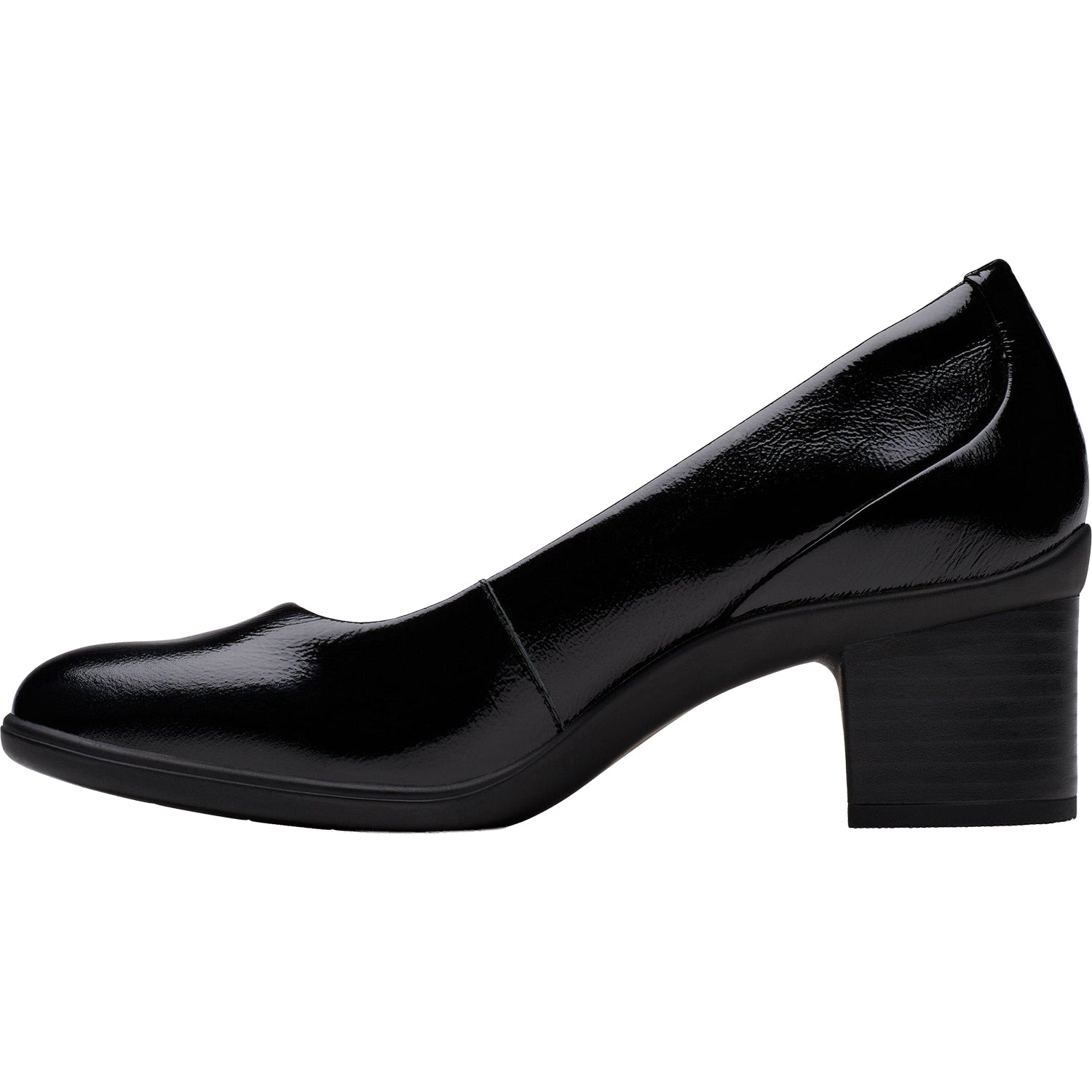 Clarks Shaya Poppy Women's Dress Heels Black Patent