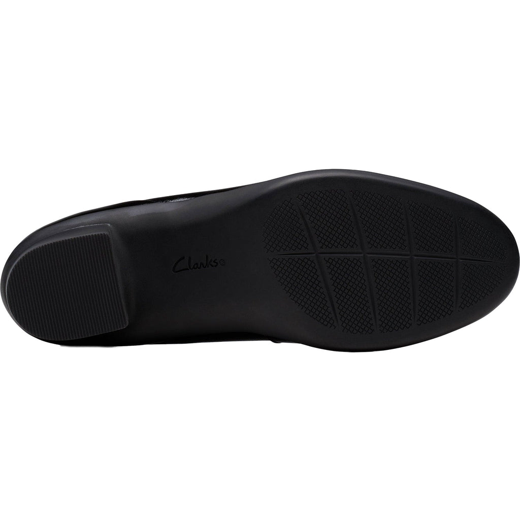 Clarks Shaya Poppy Women's Dress Heels Black Patent