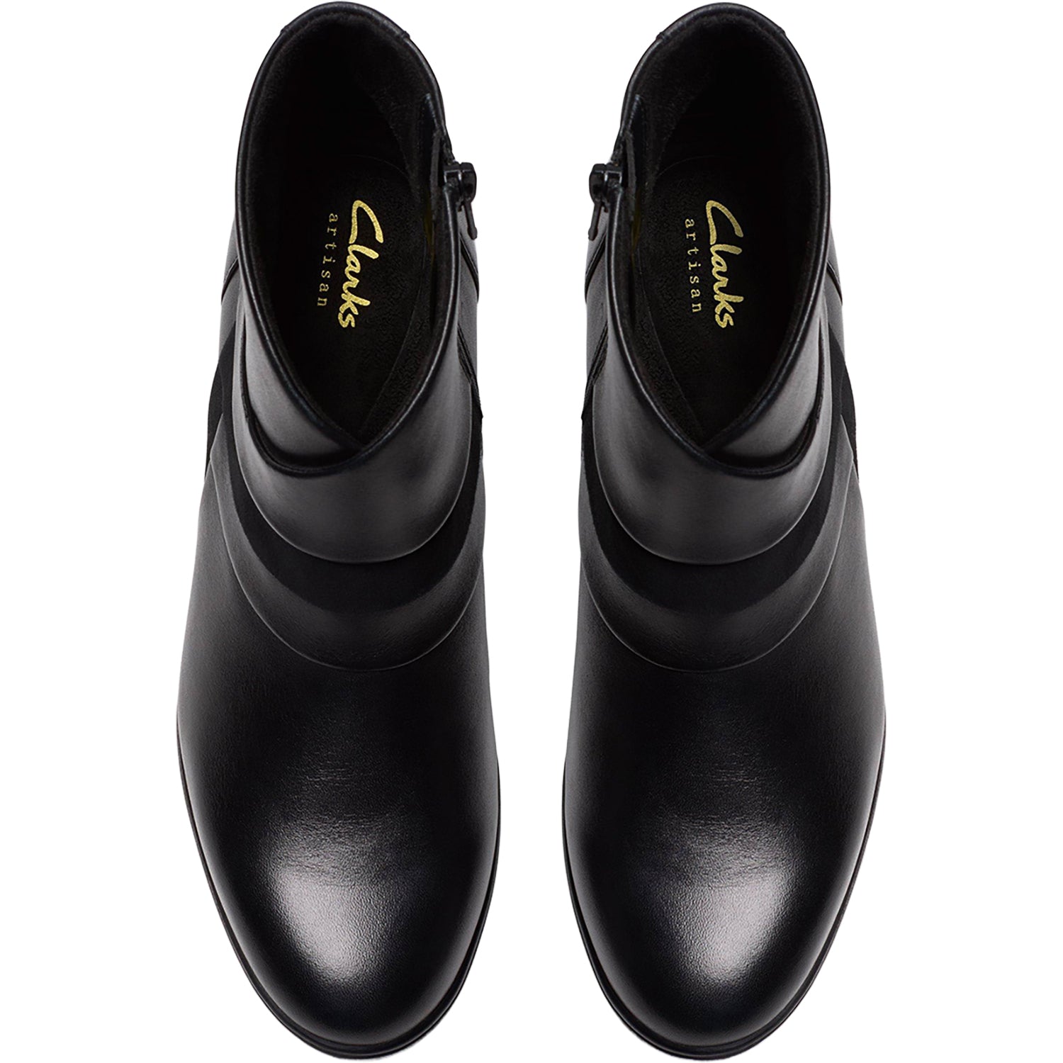 Clarks Shaya Sky Women's Boots Dressy Black Leather