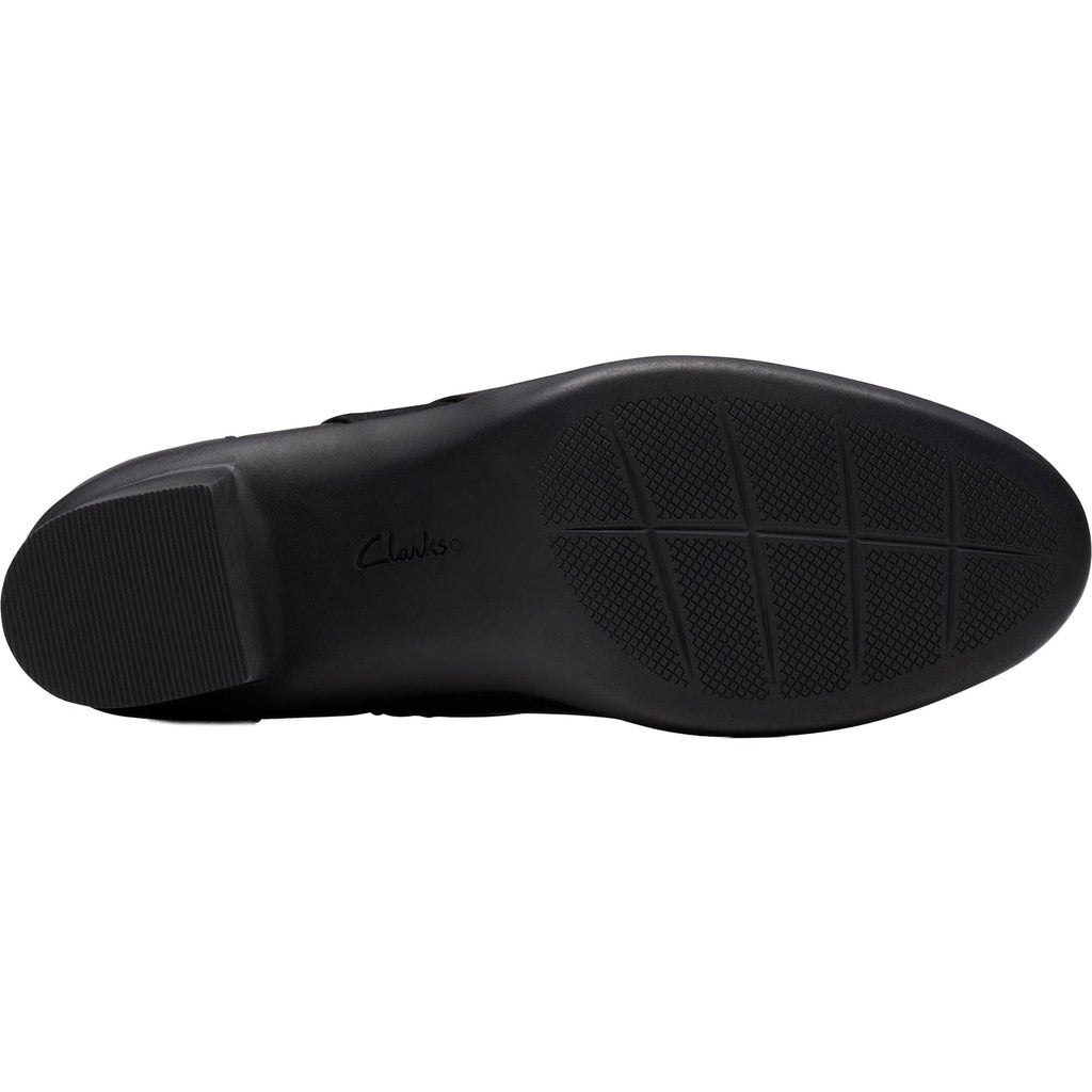 Clarks Shaya Sky Women's Boots Dressy Black Leather
