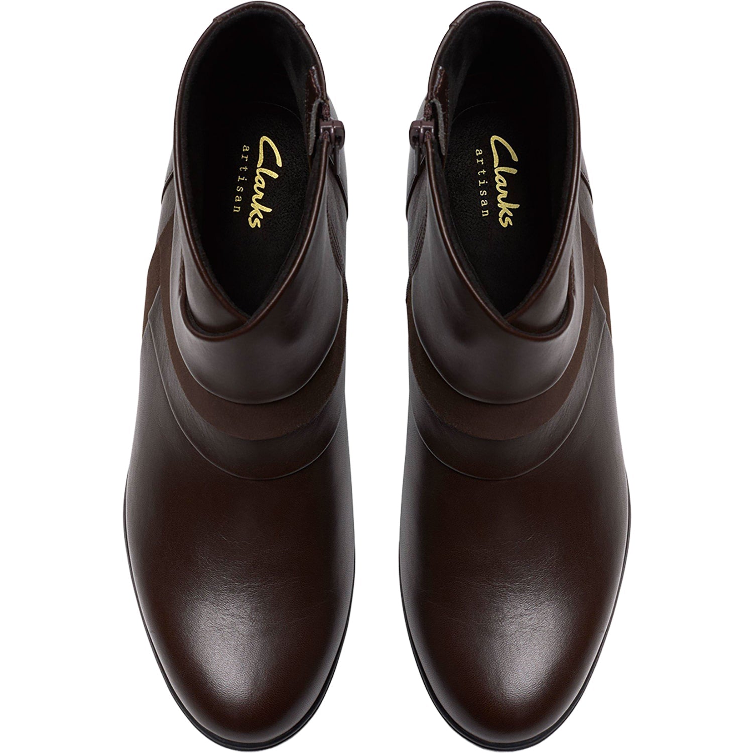 Women's Clarks Shaya Sky Dark Brown Leather