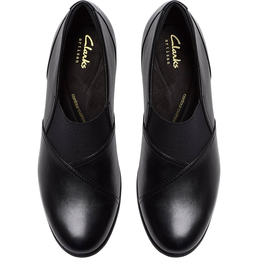 Clarks Shaya Tess Women's Dress Heels Black Leather