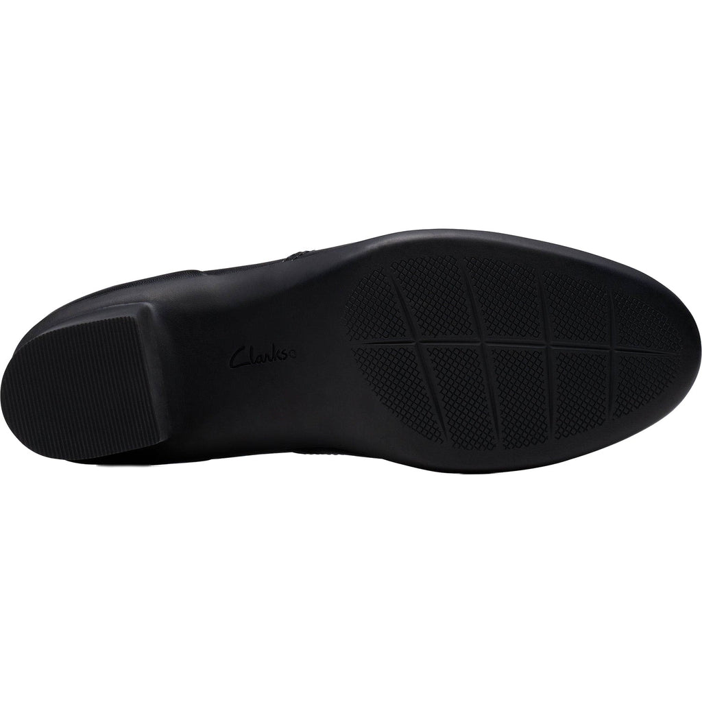 Clarks Shaya Tess Women's Dress Heels Black Leather