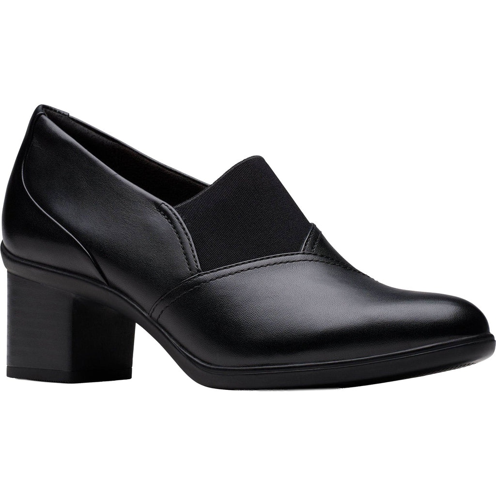 Clarks Shaya Tess Women's Dress Heels Black Leather