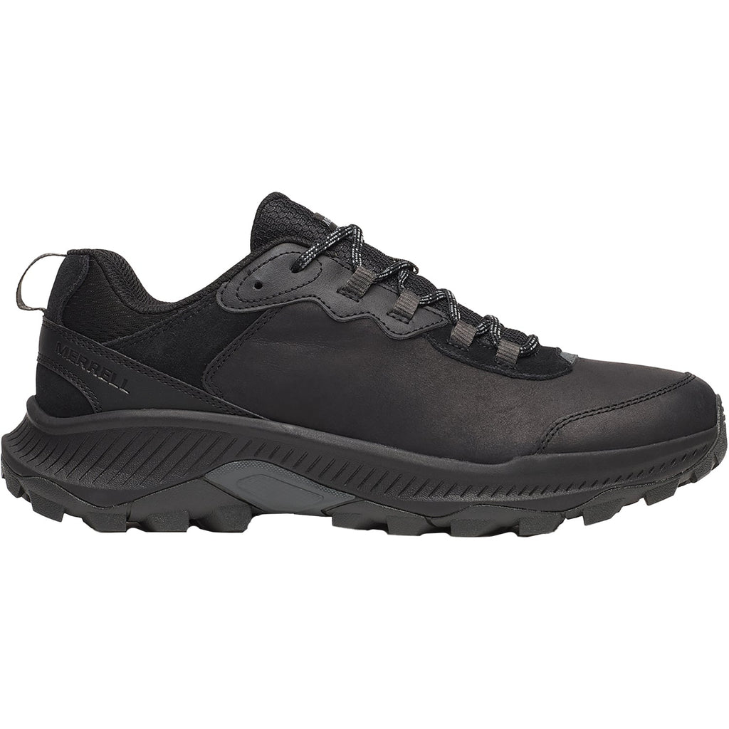 Merrell Speed Strike 2 Slip-Resistant Men's Athletic Shoes Trail/Hiking Black Leather