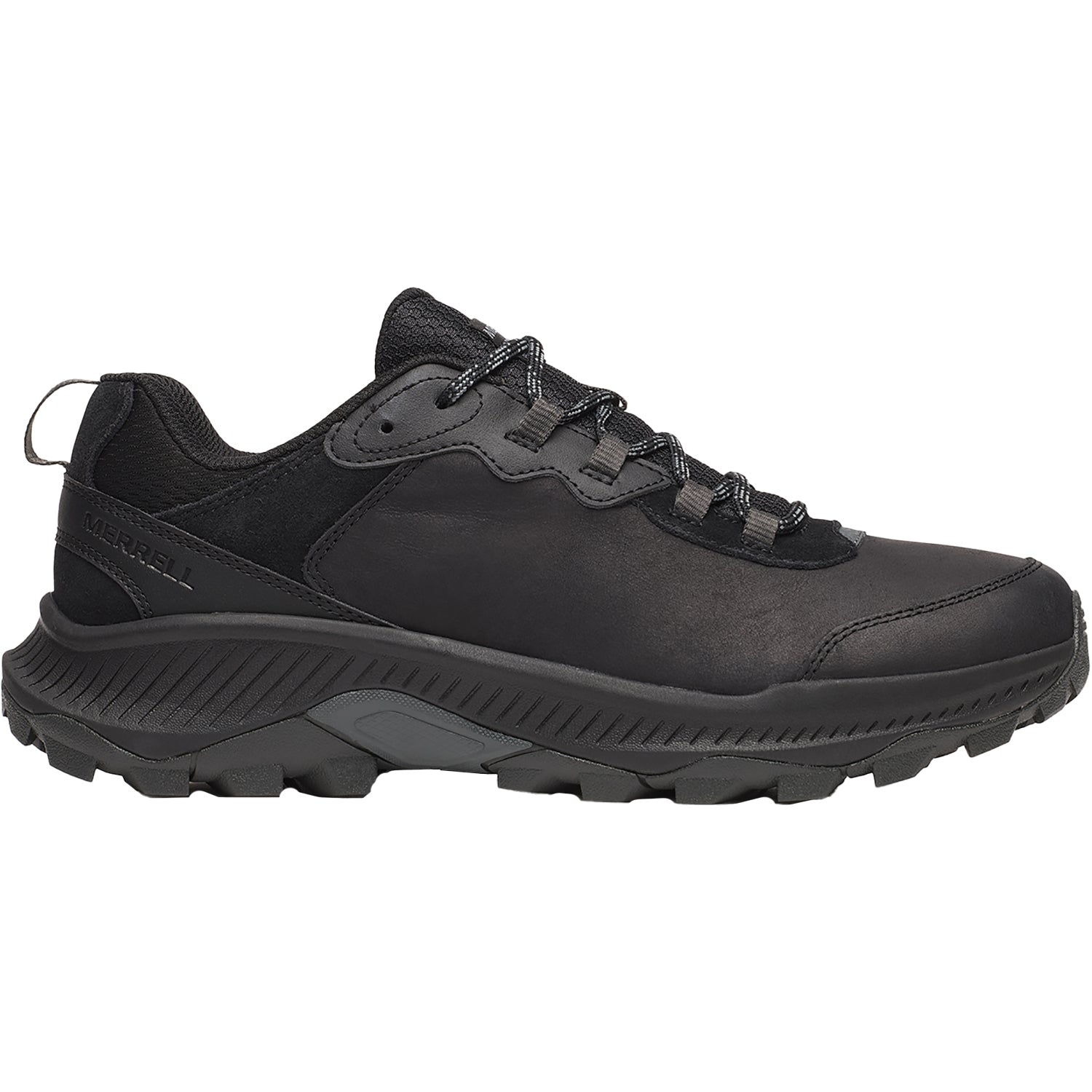 Merrell Speed Strike 2 Slip-Resistant Men's Athletic Shoes Trail/Hiking Black Leather