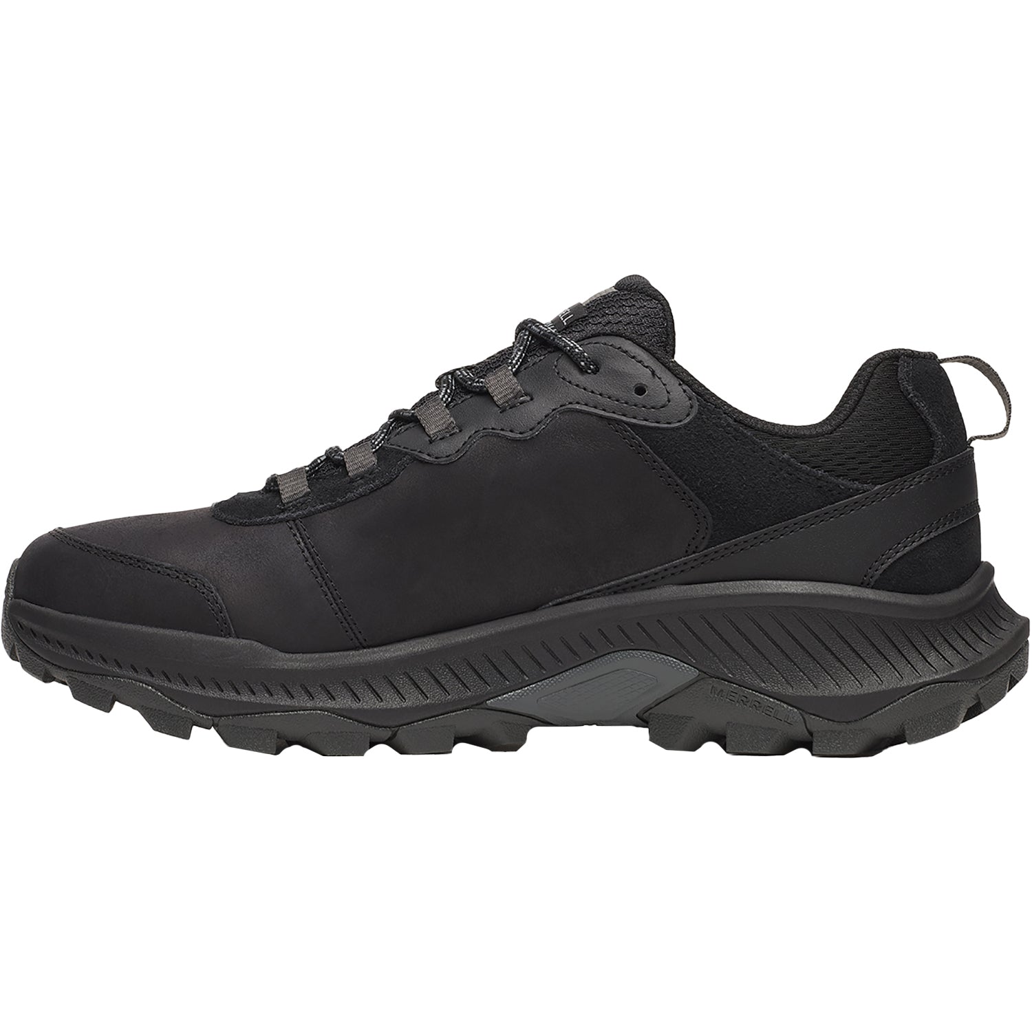 Merrell Speed Strike 2 Slip-Resistant Men's Athletic Shoes Trail/Hiking Black Leather