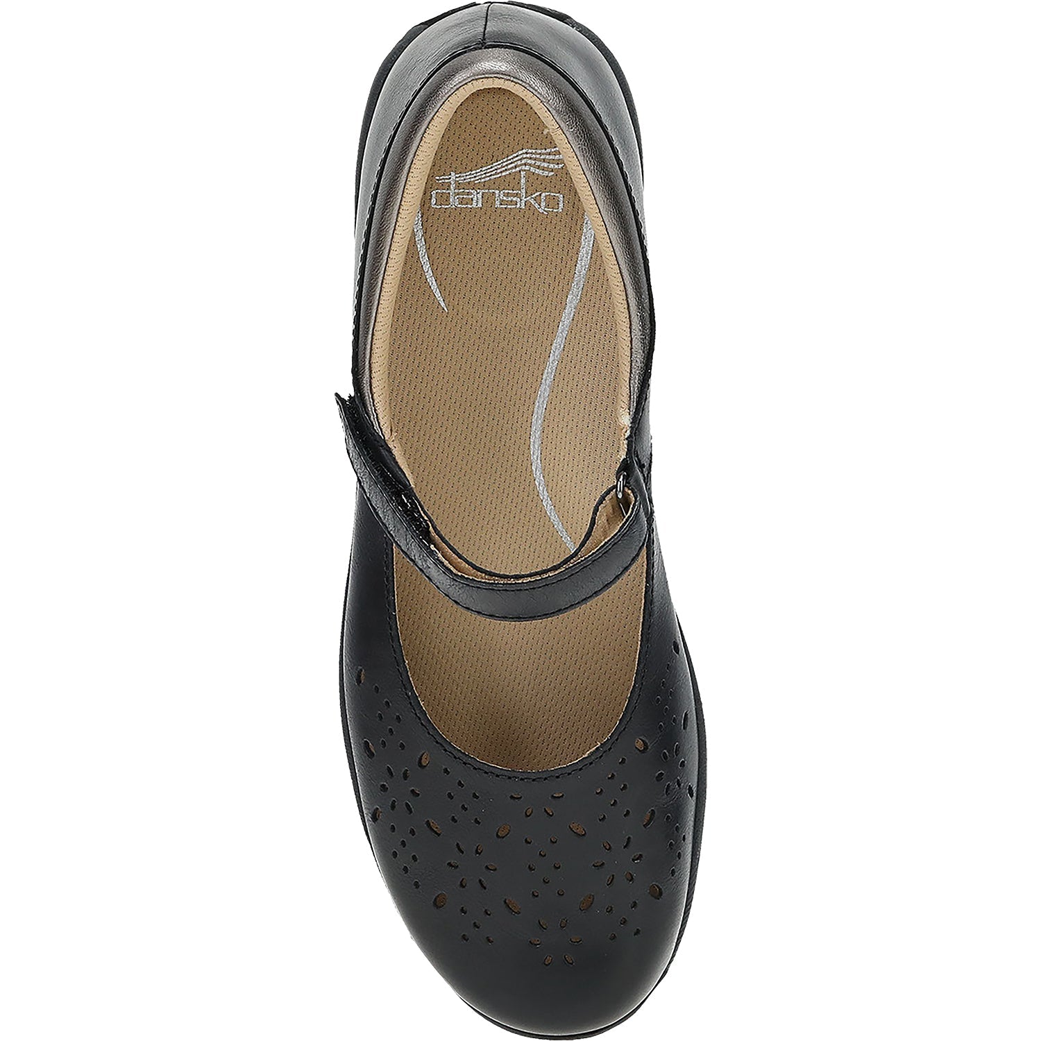 Dansko Stacy Women's Shoes Black Waxy Burnished