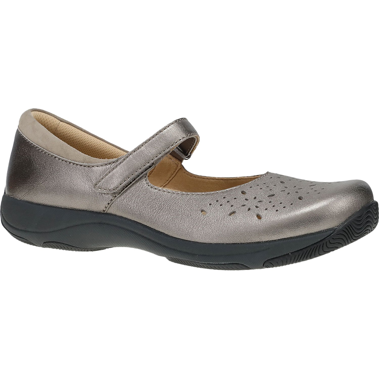 Dansko Stacy Women's Shoes Pewter Metallic