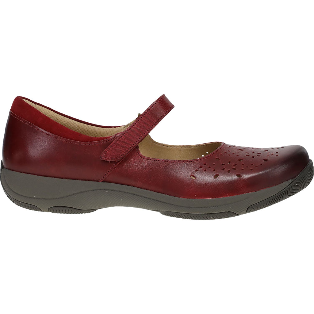 Dansko Stacy Women's Shoes Red Waxy Burnished