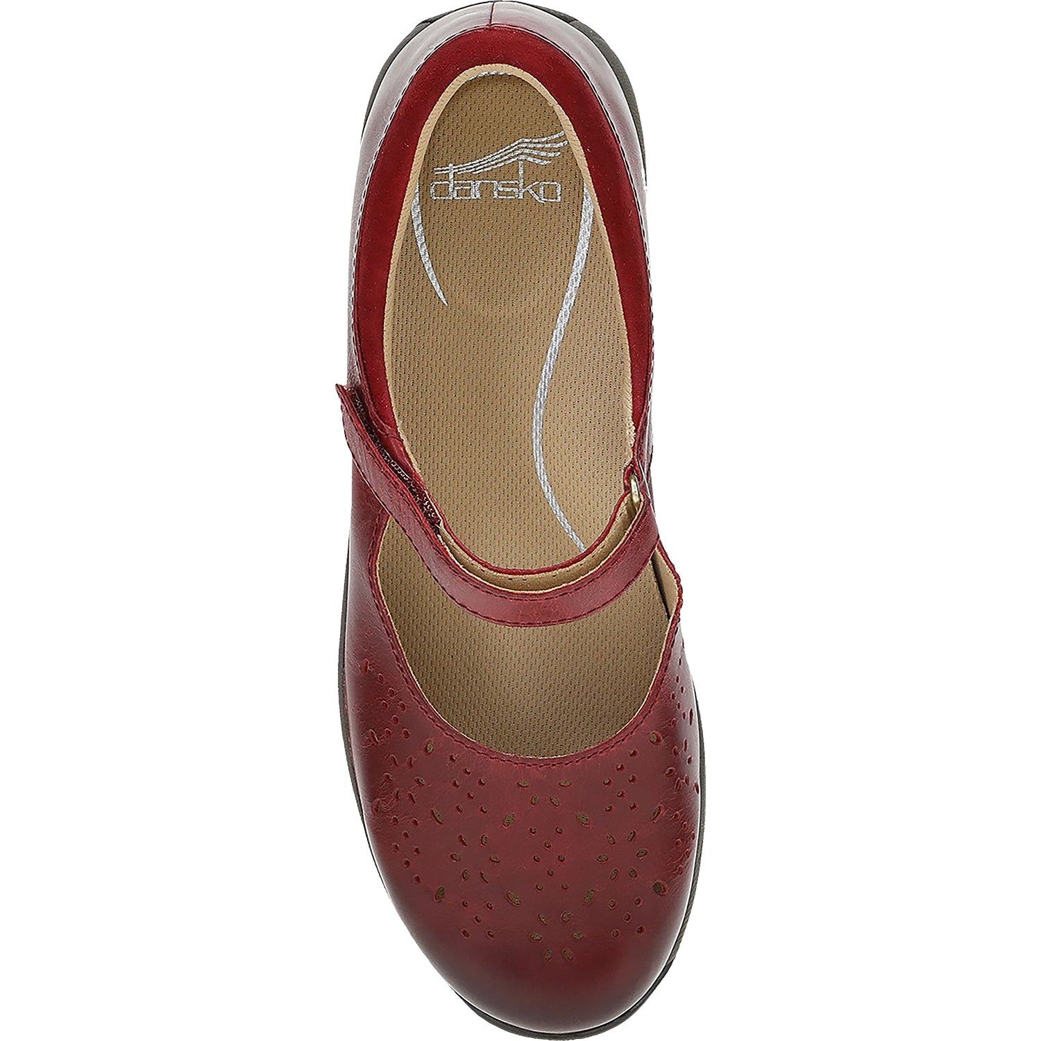 Dansko Stacy Women's Shoes Red Waxy Burnished