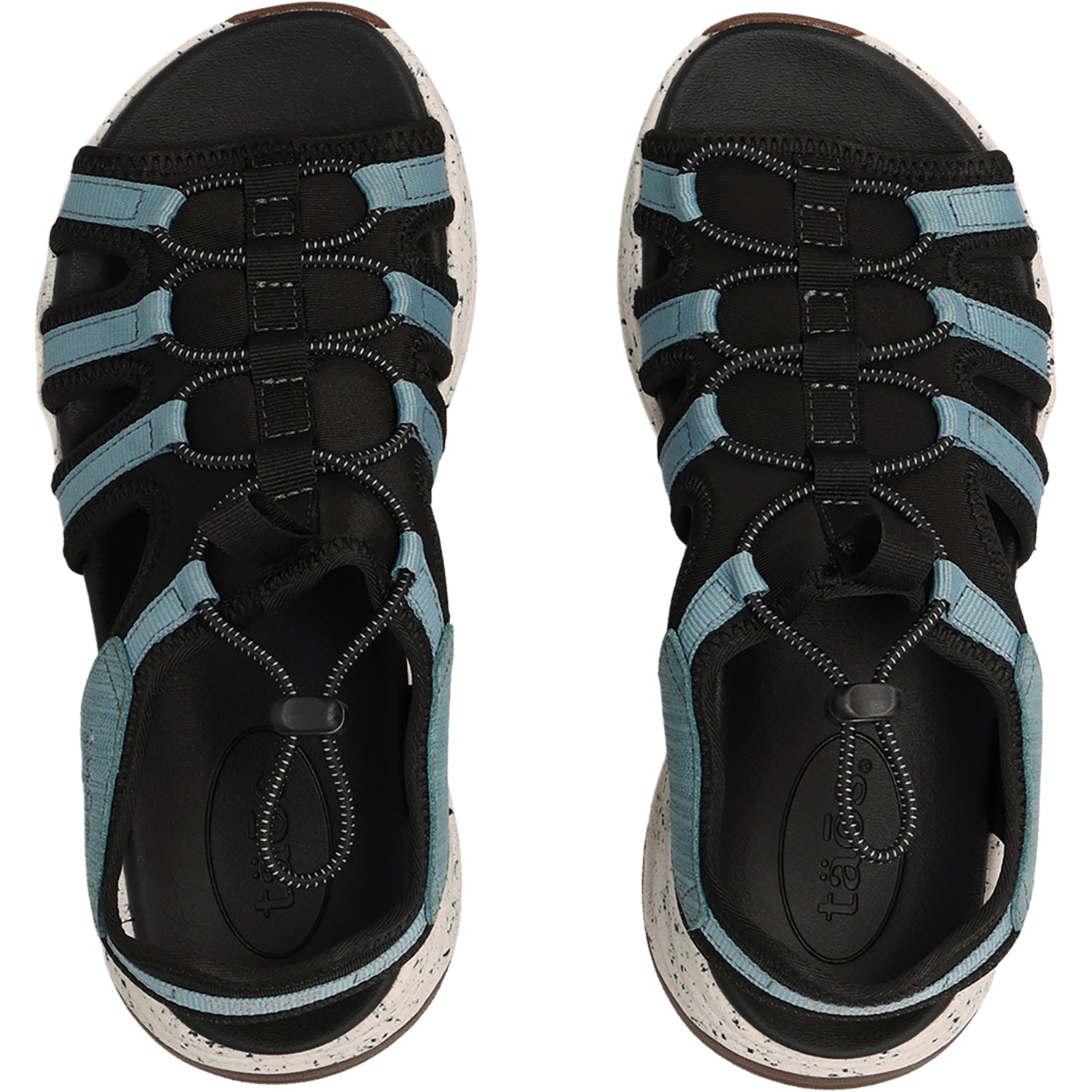 Taos Superfly Women's Outdoor Sandals Black/Mineral Blue