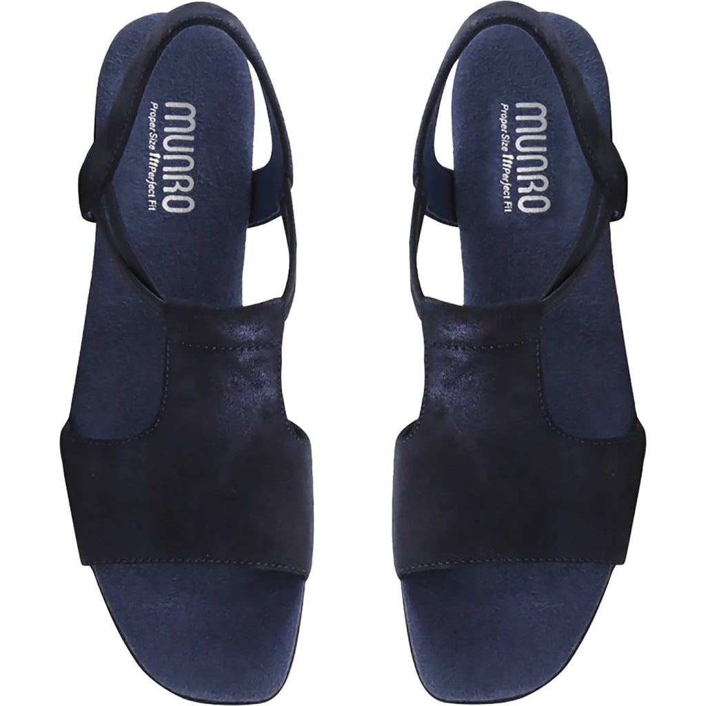 Munro Susan Women's Dress Sandals Blue Shimmer