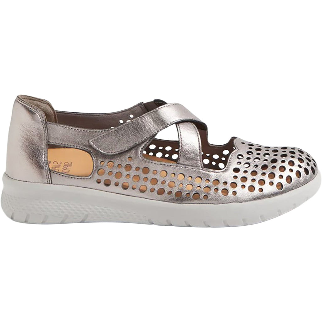 Ziera Sachet Women's Mary Janes Pewter Leather