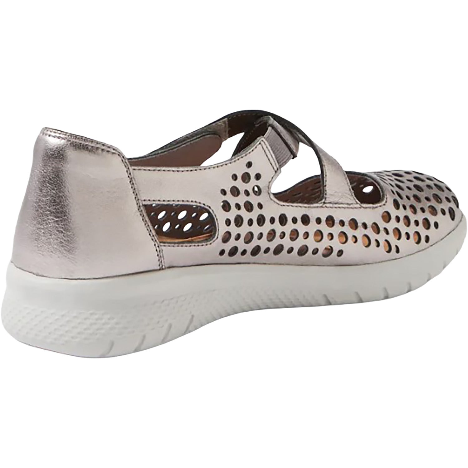 Ziera Sachet Women's Mary Janes Pewter Leather
