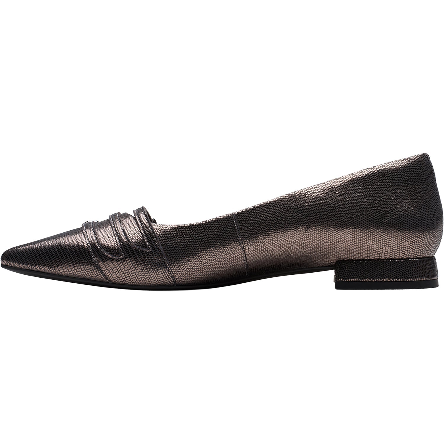 Sensa 15 Strap Women's Dress Flats Metallic Leather