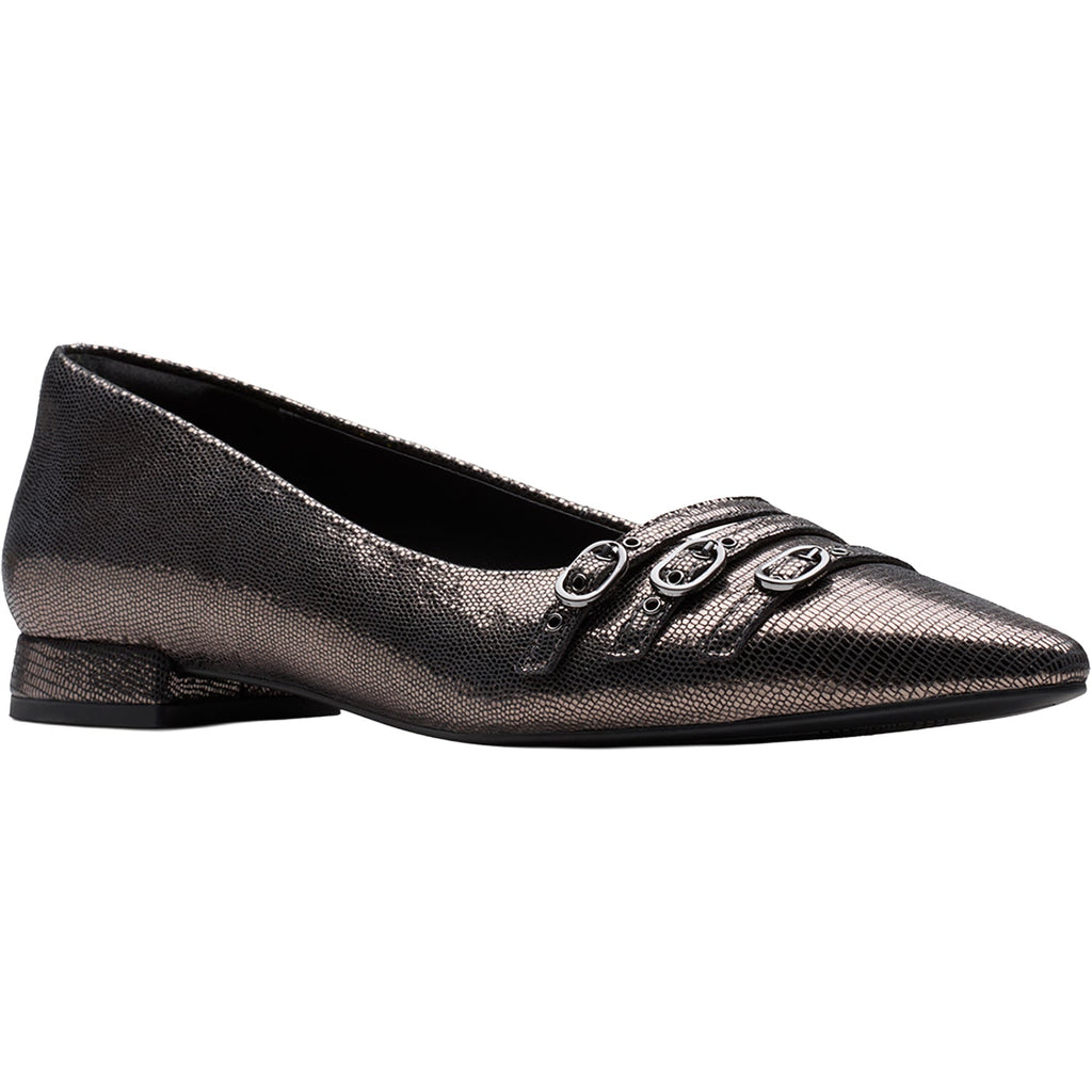 Sensa 15 Strap Women's Dress Flats Metallic Leather