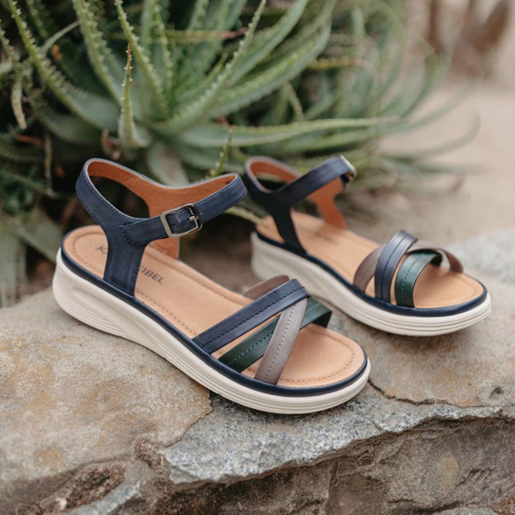 Josef Seibel Sevran 02 Women's Sandals Dark Blue M Pavia