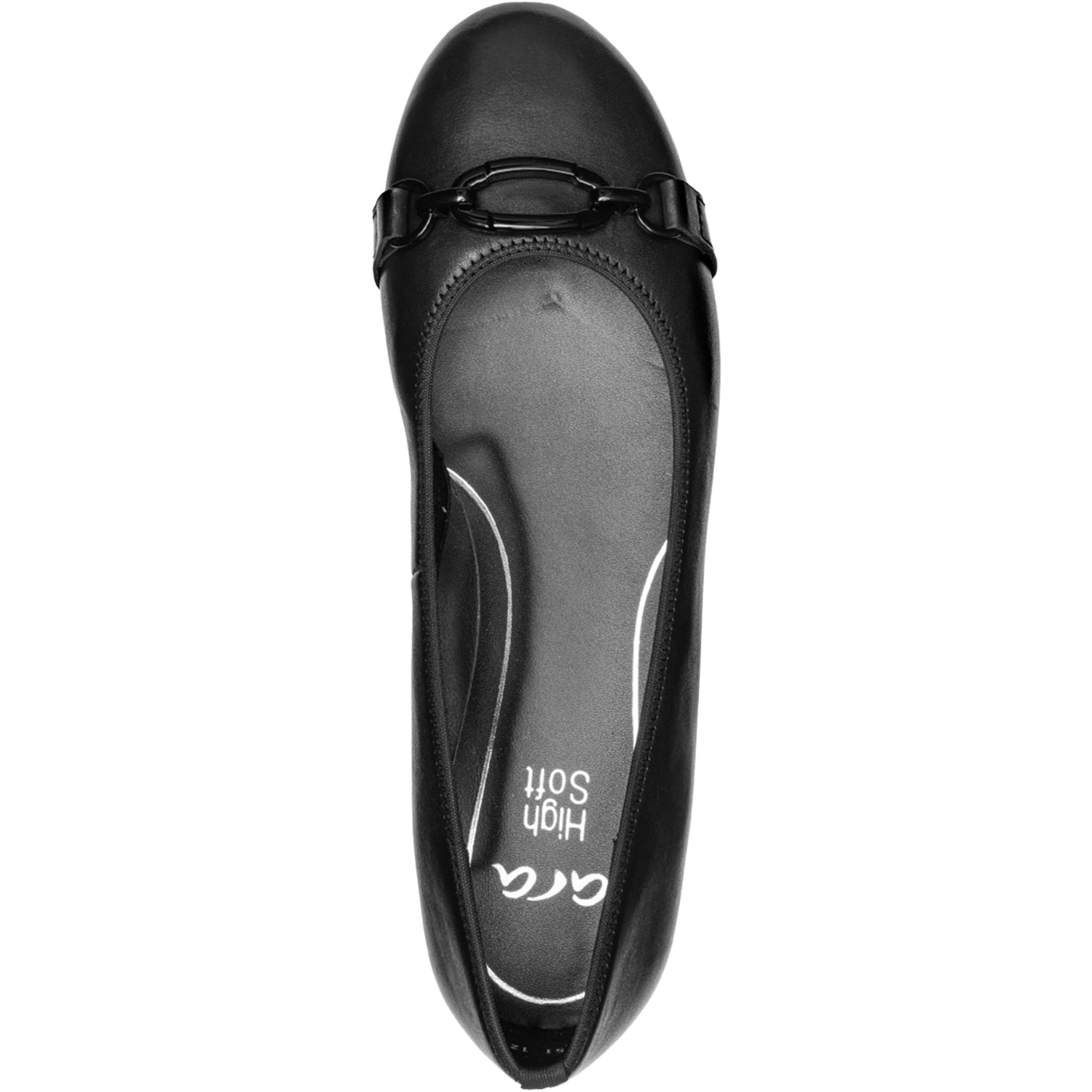 Ara Siene Women's Flats Black Leather