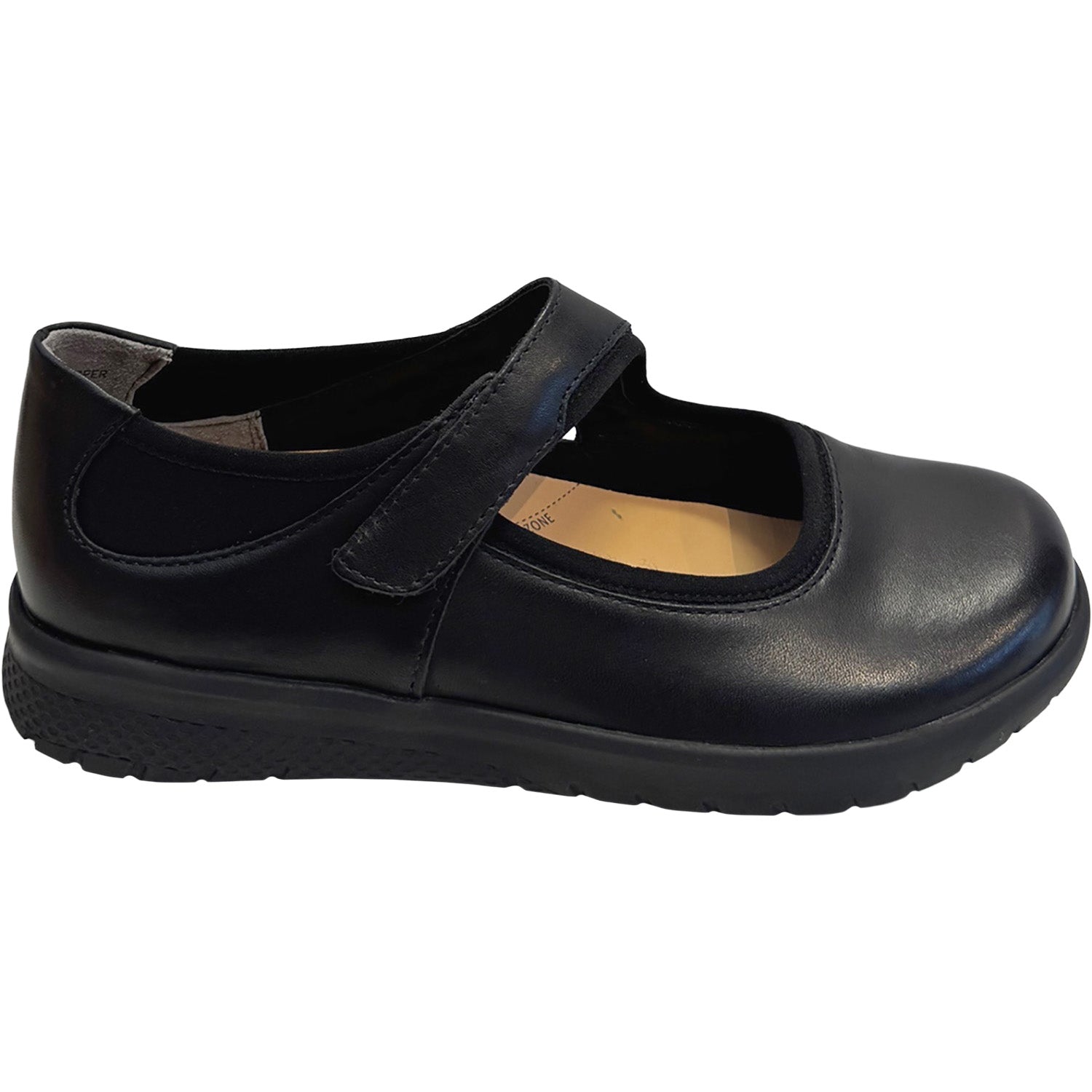 Ziera Silvani Women's Mary Janes Black/Black Sole Leather