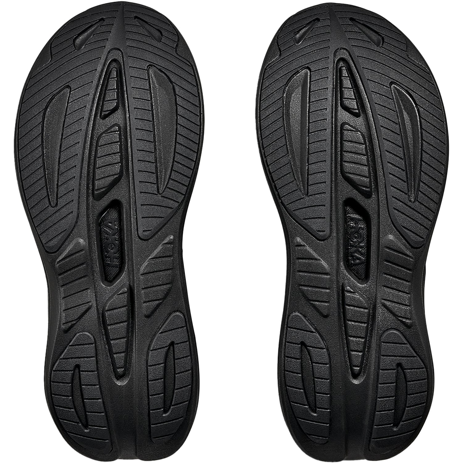 Hoka Skyward Laceless Men's Athletic Shoes Recovery Slip Ons Black/Black