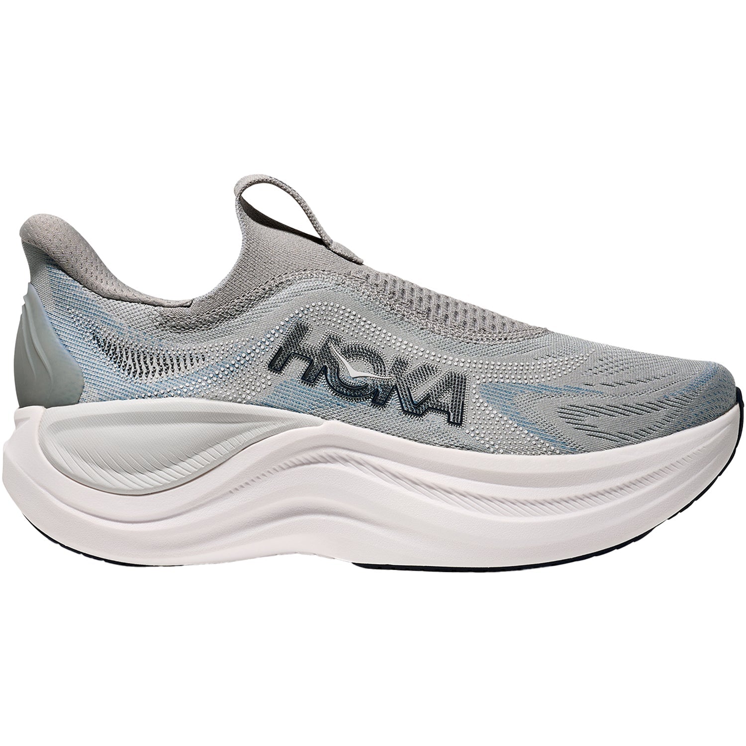Hoka Skyward Laceless Men Men's Athletic Shoes Recovery Slip Ons Stardust/Stellar Grey