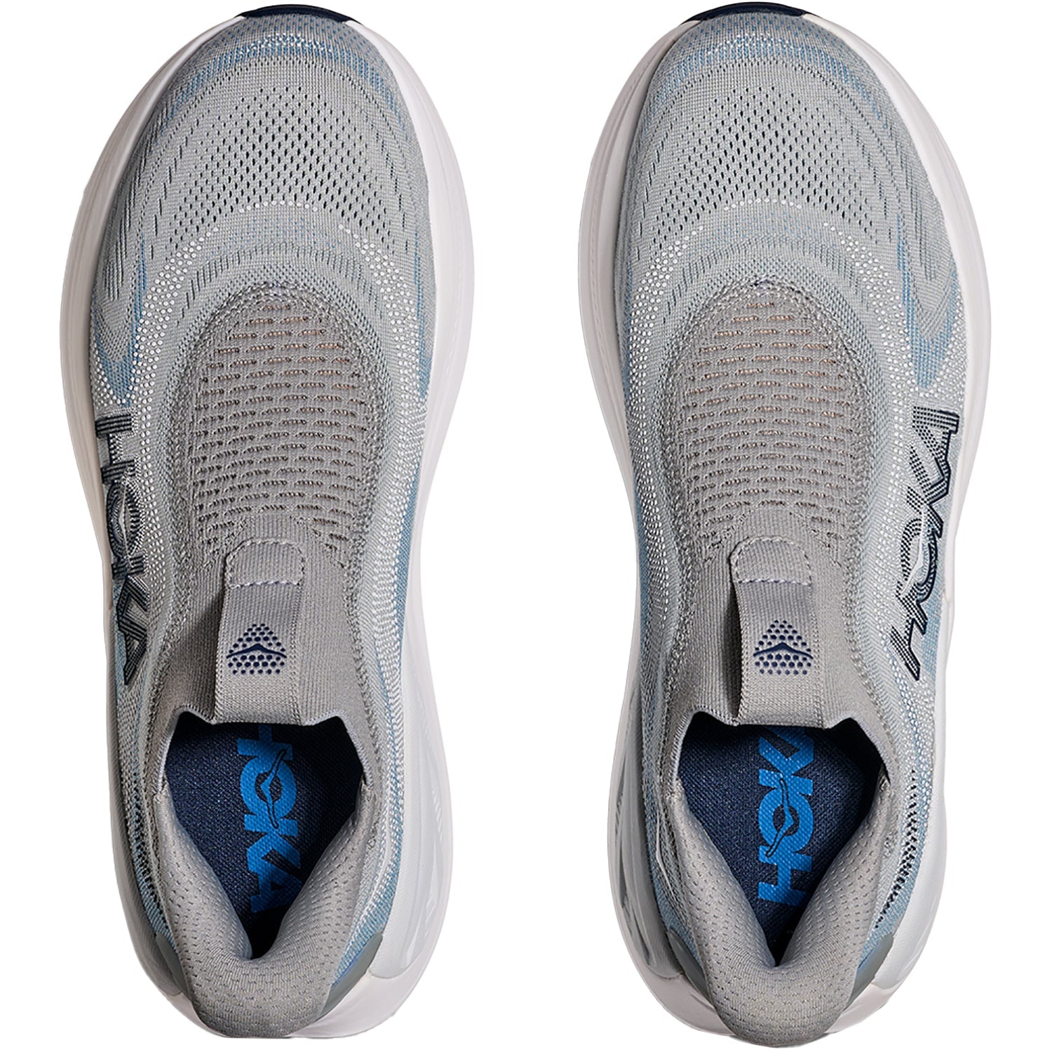 Hoka Skyward Laceless Men Men's Athletic Shoes Recovery Slip Ons Stardust/Stellar Grey