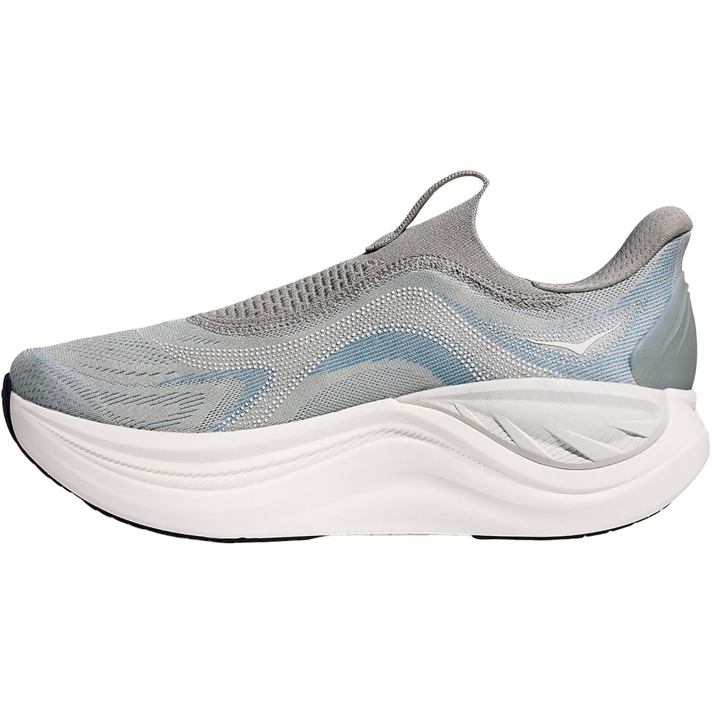 Hoka Skyward Laceless Men Men's Athletic Shoes Recovery Slip Ons Stardust/Stellar Grey