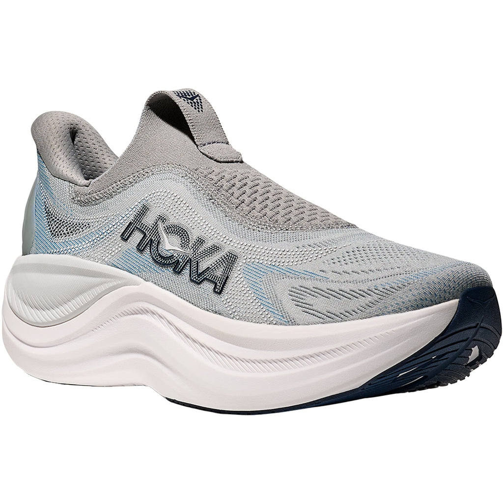 Hoka Skyward Laceless Men Men's Athletic Shoes Recovery Slip Ons Stardust/Stellar Grey