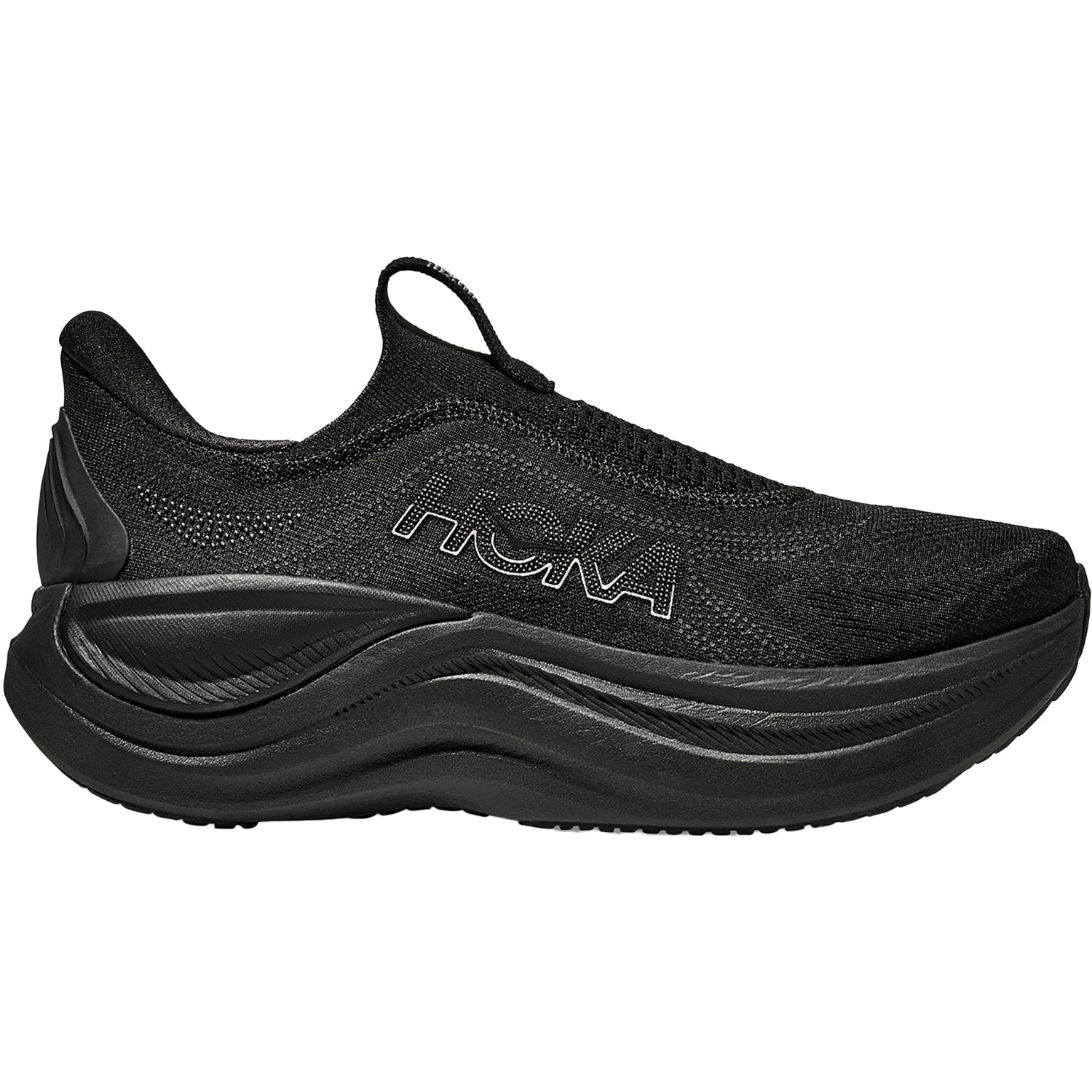 Hoka Skyward Laceless Women's Athletic Shoes Recovery Slip Ons Black/Black