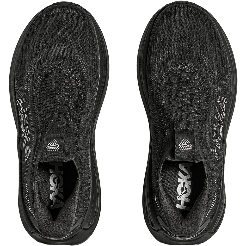 Hoka Skyward Laceless Women's Athletic Shoes Recovery Slip Ons Black/Black