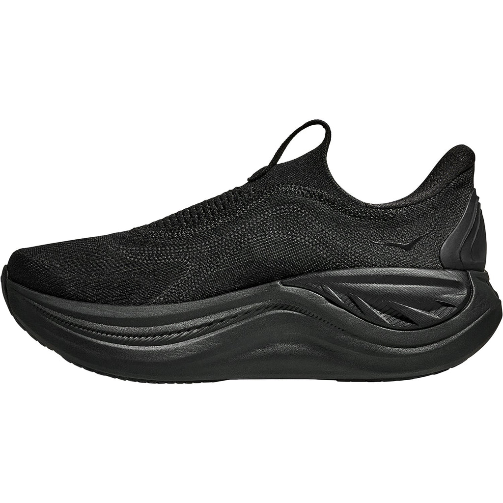 Hoka Skyward Laceless Women's Athletic Shoes Recovery Slip Ons Black/Black