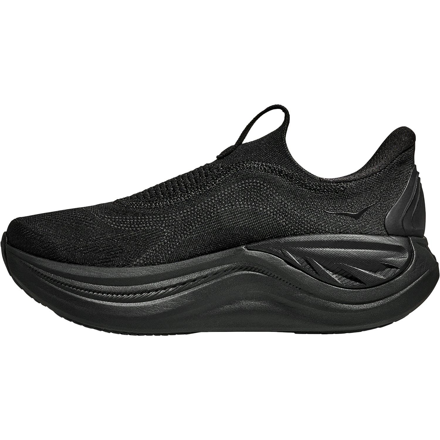Hoka Skyward Laceless Women's Athletic Shoes Recovery Slip Ons Black/Black
