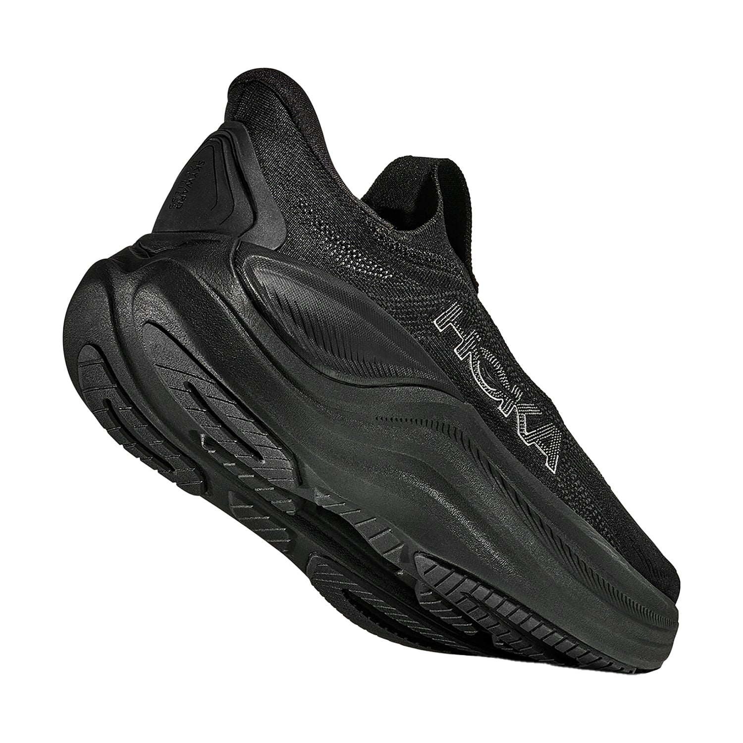 Hoka Skyward Laceless Women's Athletic Shoes Recovery Slip Ons Black/Black