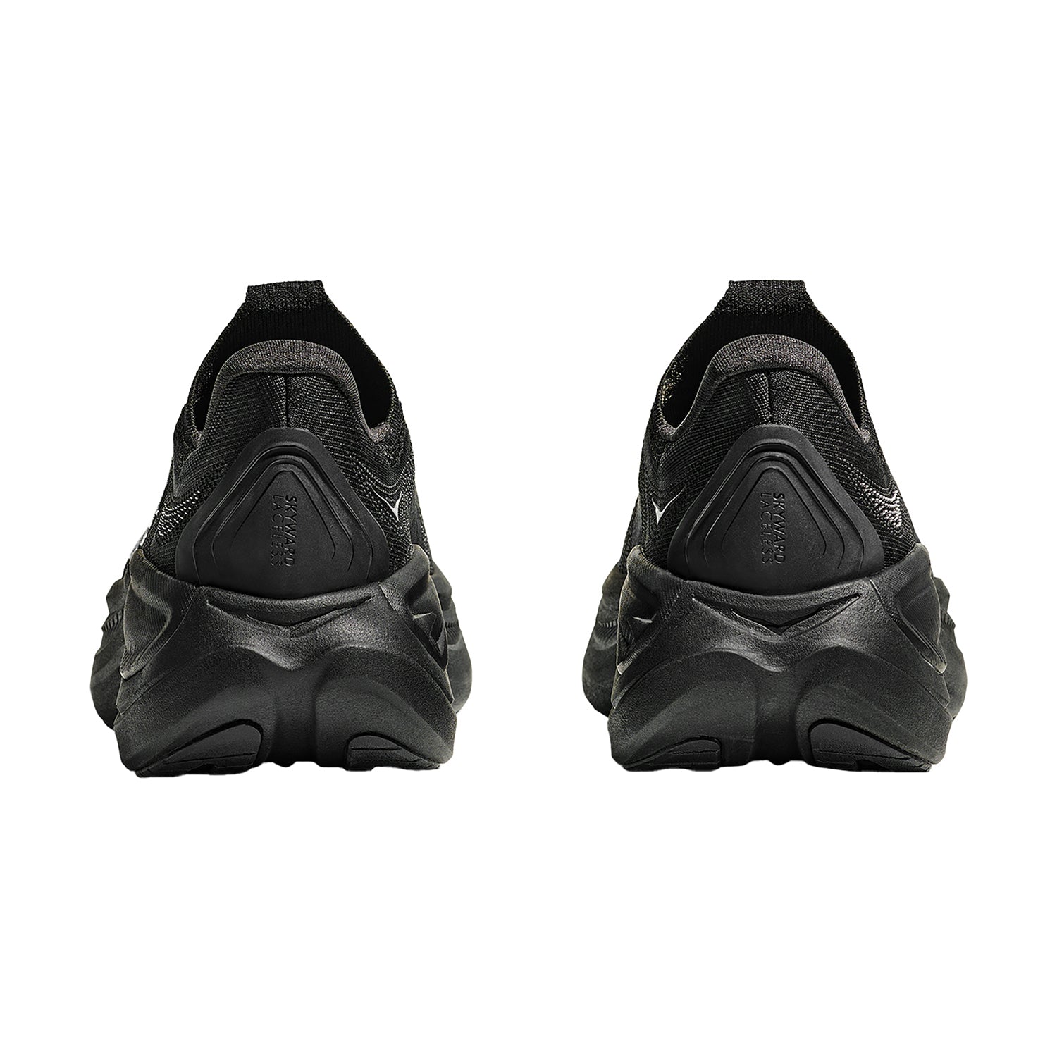 Hoka Skyward Laceless Women's Athletic Shoes Recovery Slip Ons Black/Black