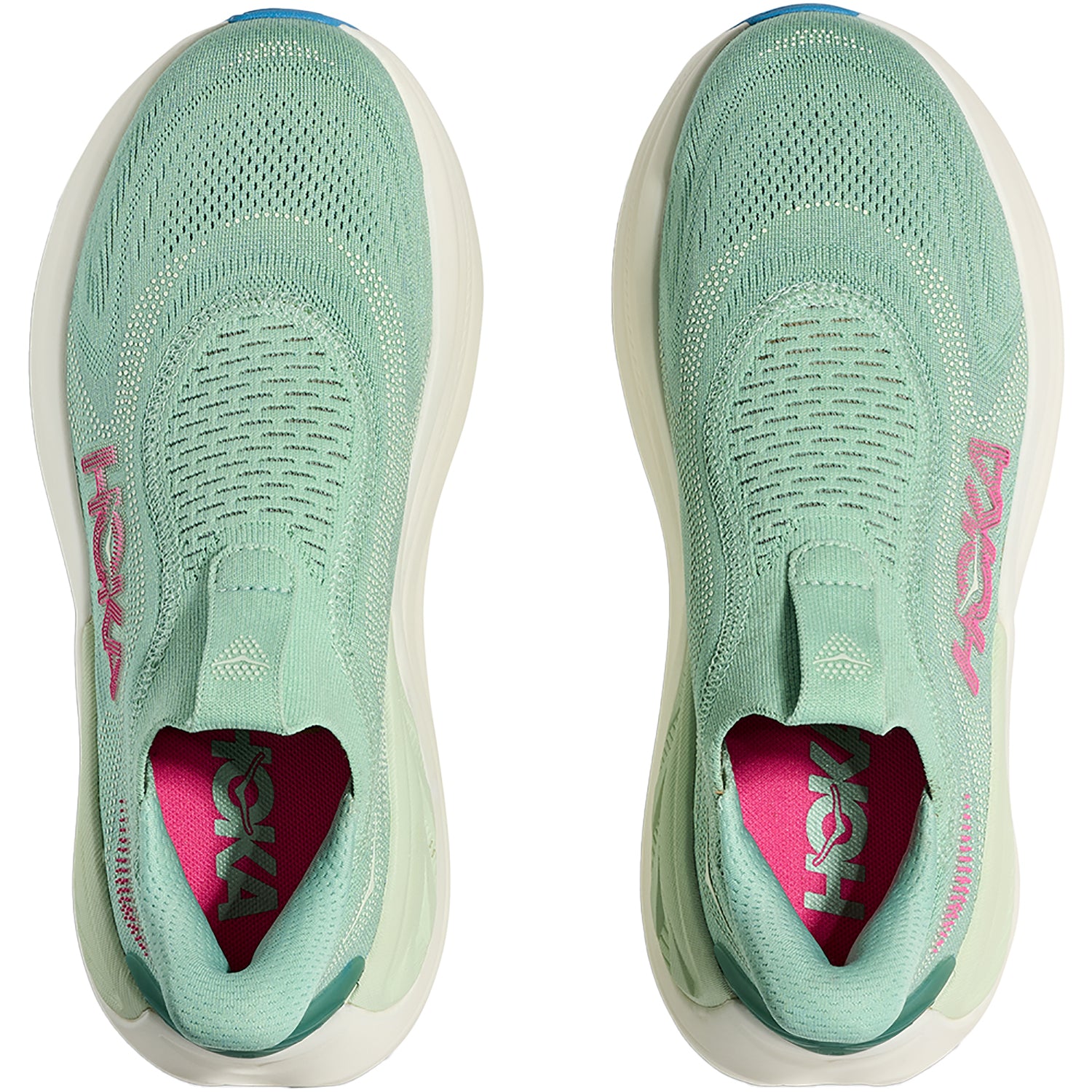 Hoka Skyward Laceless Women's Athletic Shoes Recovery Slip Ons Jadiette/Seaglass