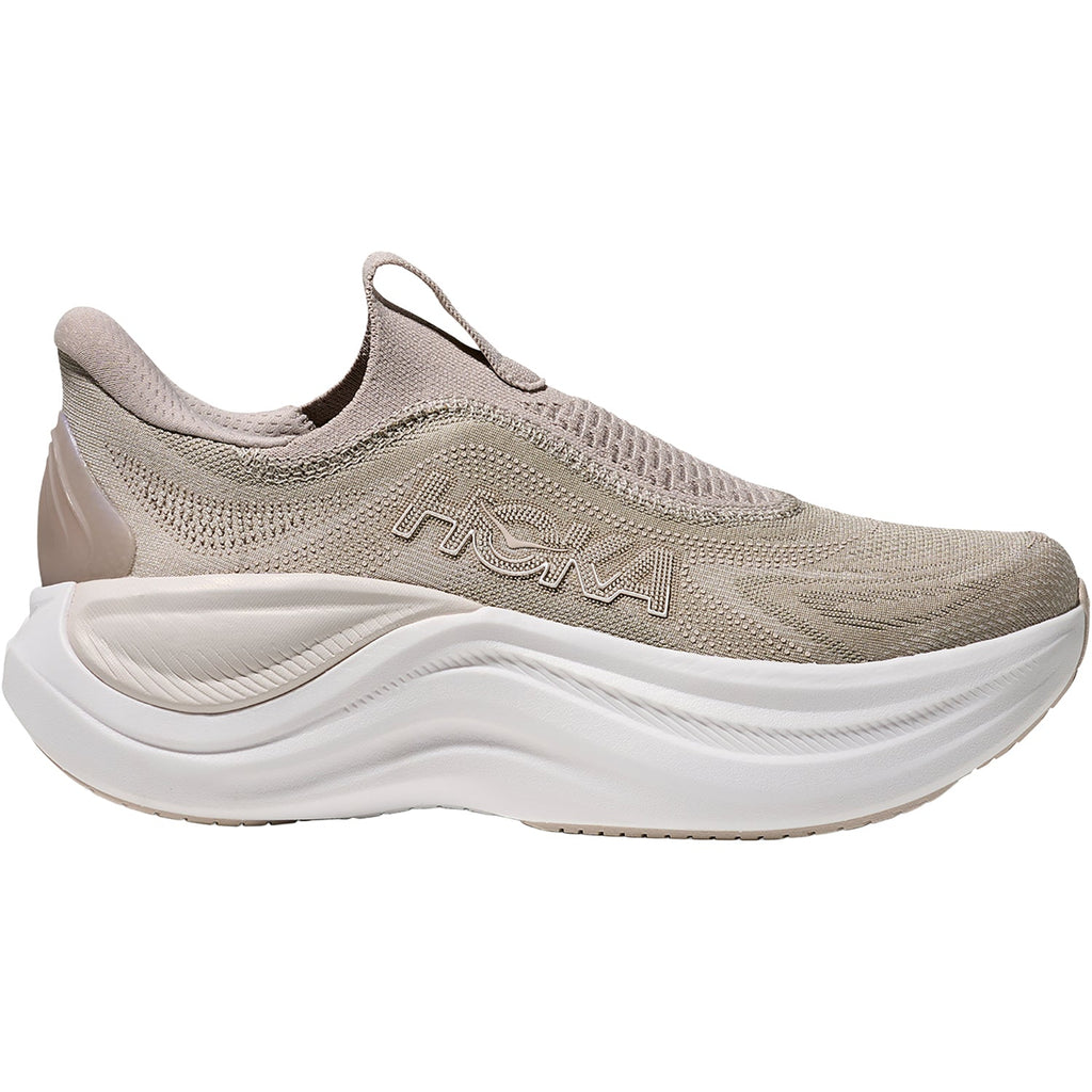 Hoka Skyward Laceless (Neutral Support) Women's Athletic Shoes Putty/White