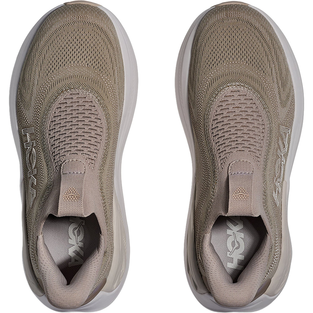 Hoka Skyward Laceless (Neutral Support) Women's Athletic Shoes Putty/White