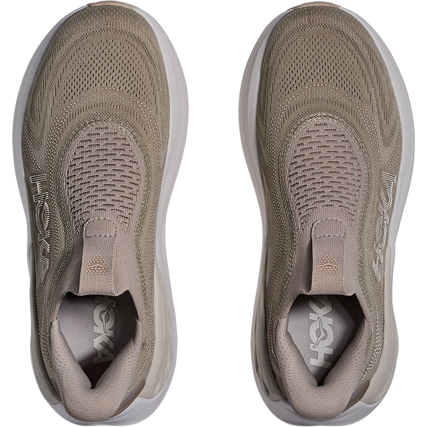 Hoka Skyward Laceless (Neutral Support) Women's Athletic Shoes Putty/White