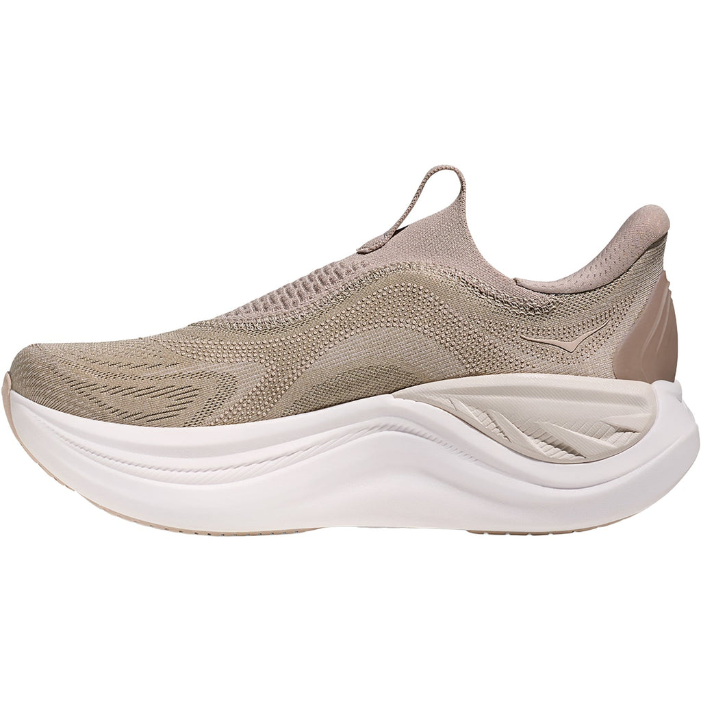 Hoka Skyward Laceless (Neutral Support) Women's Athletic Shoes Putty/White