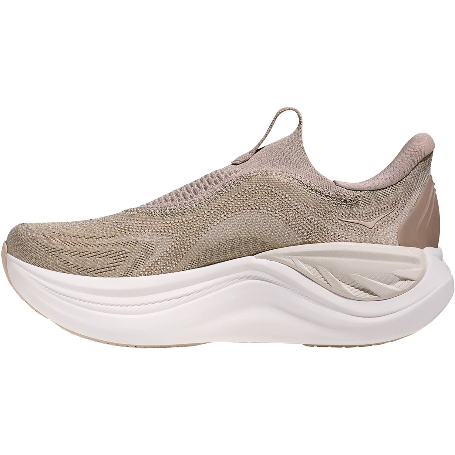 Hoka Skyward Laceless (Neutral Support) Women's Athletic Shoes Putty/White