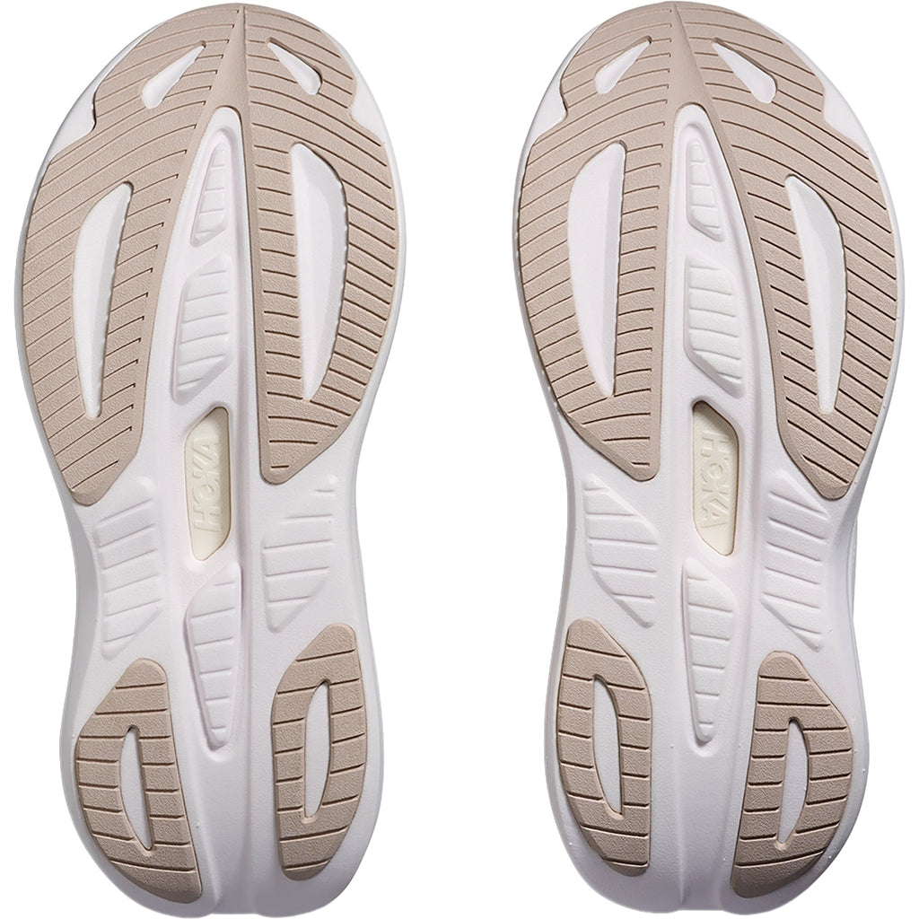 Hoka Skyward Laceless (Neutral Support) Women's Athletic Shoes Putty/White