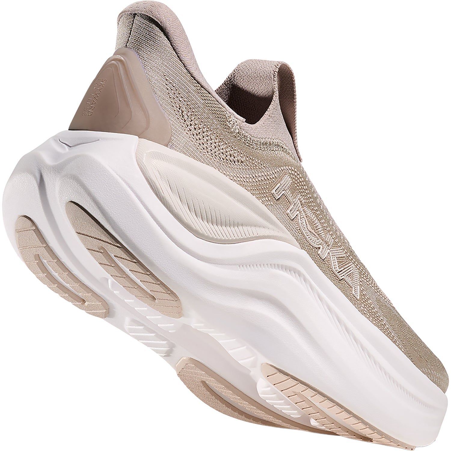 Hoka Skyward Laceless (Neutral Support) Women's Athletic Shoes Putty/White