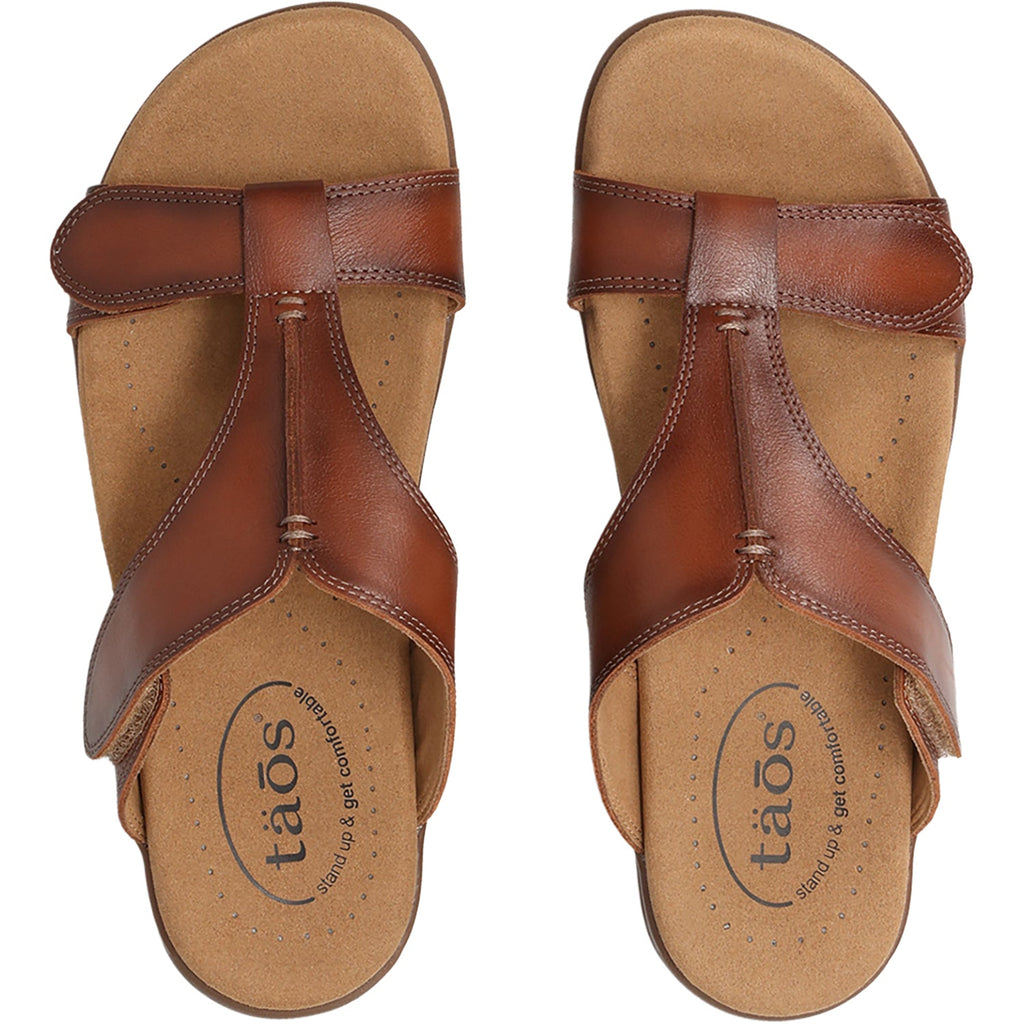 Taos Slide Show Women's Slide Sandals Cognac