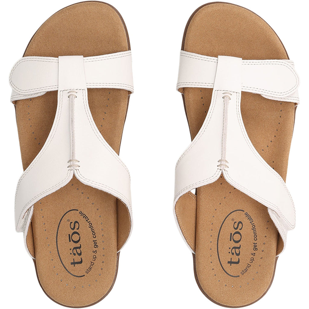 Taos Slide Show Women's Sandals White