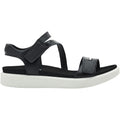 ECCO Soft Sandal 3 Strap Women's Sandal Black/Black
